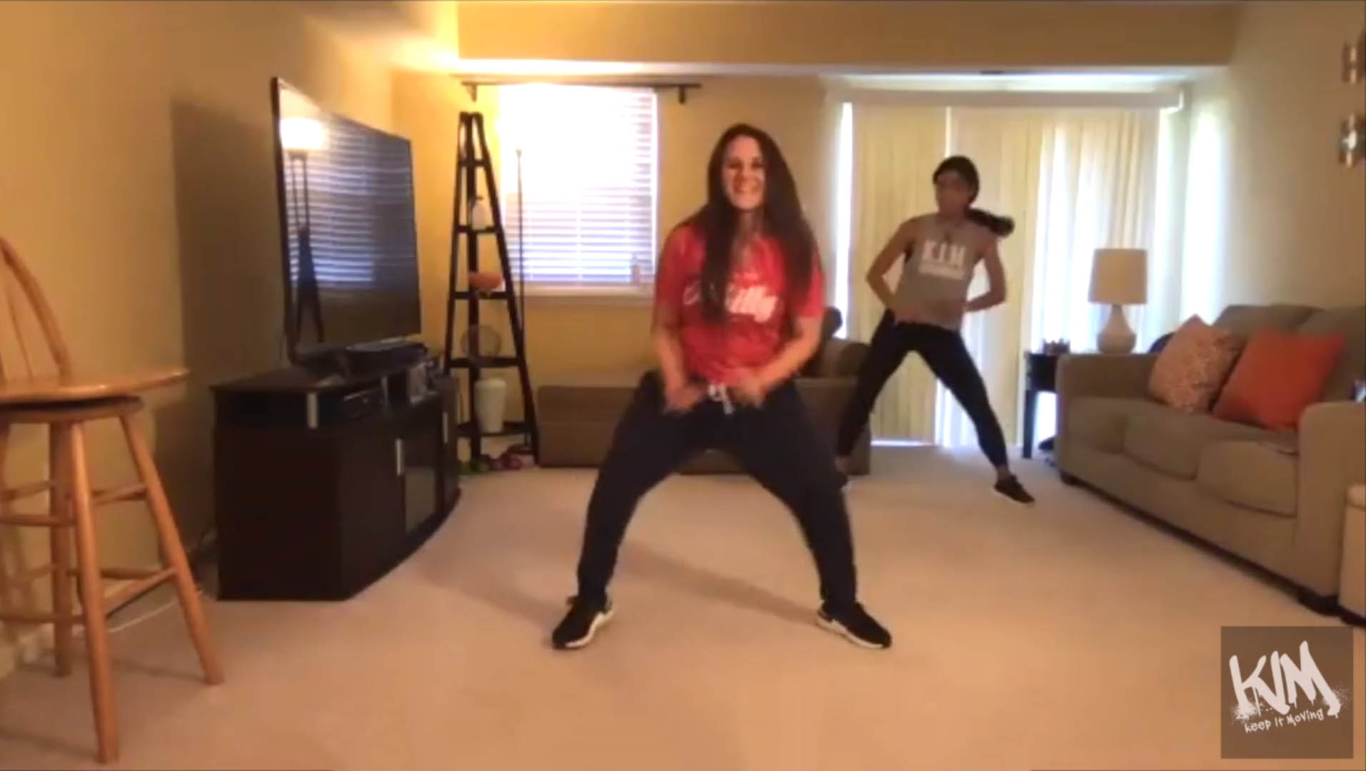 K.I.M. live virtual fitness class