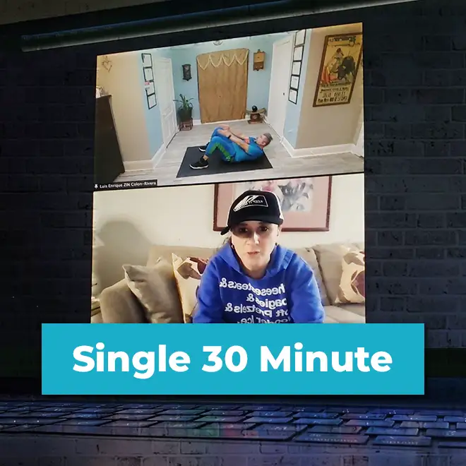 single 30 minute virtual personal training sessions